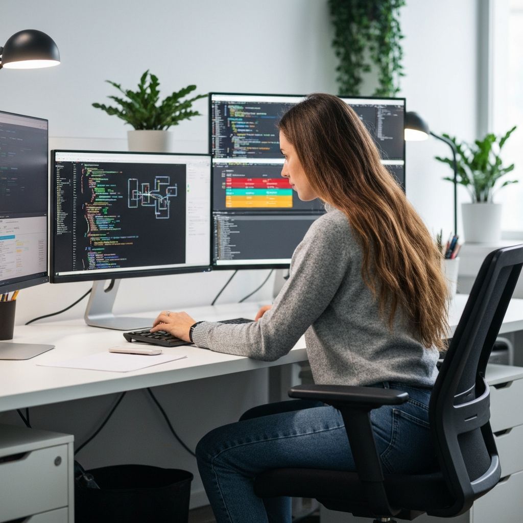 Developer at work